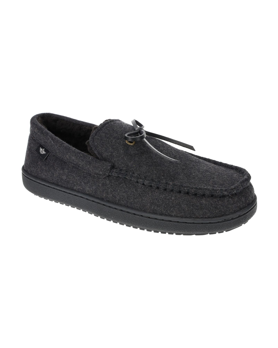 (image for) Practical Microsuede Boater Moccasin Slippers